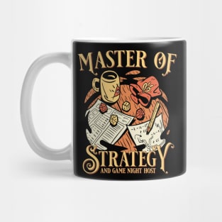 Funny Family Board Night  Game Host Strategy Tabletop Mug